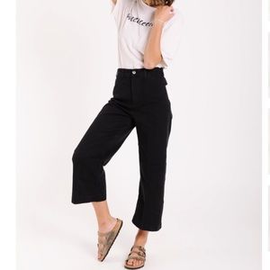 Free People Black Patti Pants